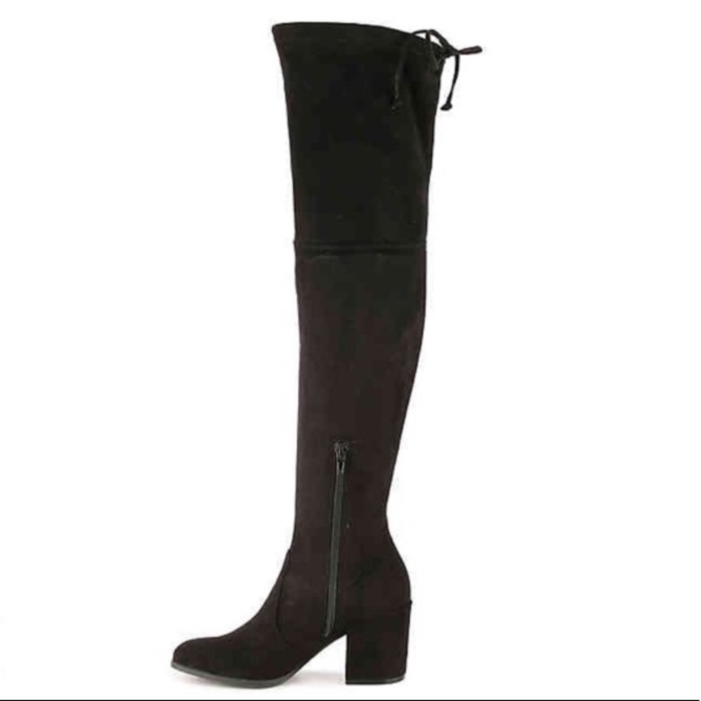 UNISA black over knee boots 9M